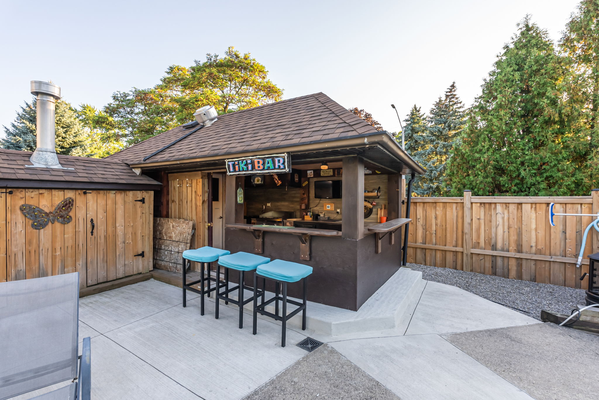 Backyard Cabana & Shed