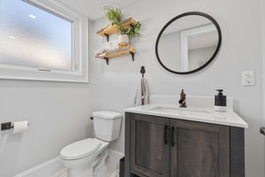 Large Window in Powder Room