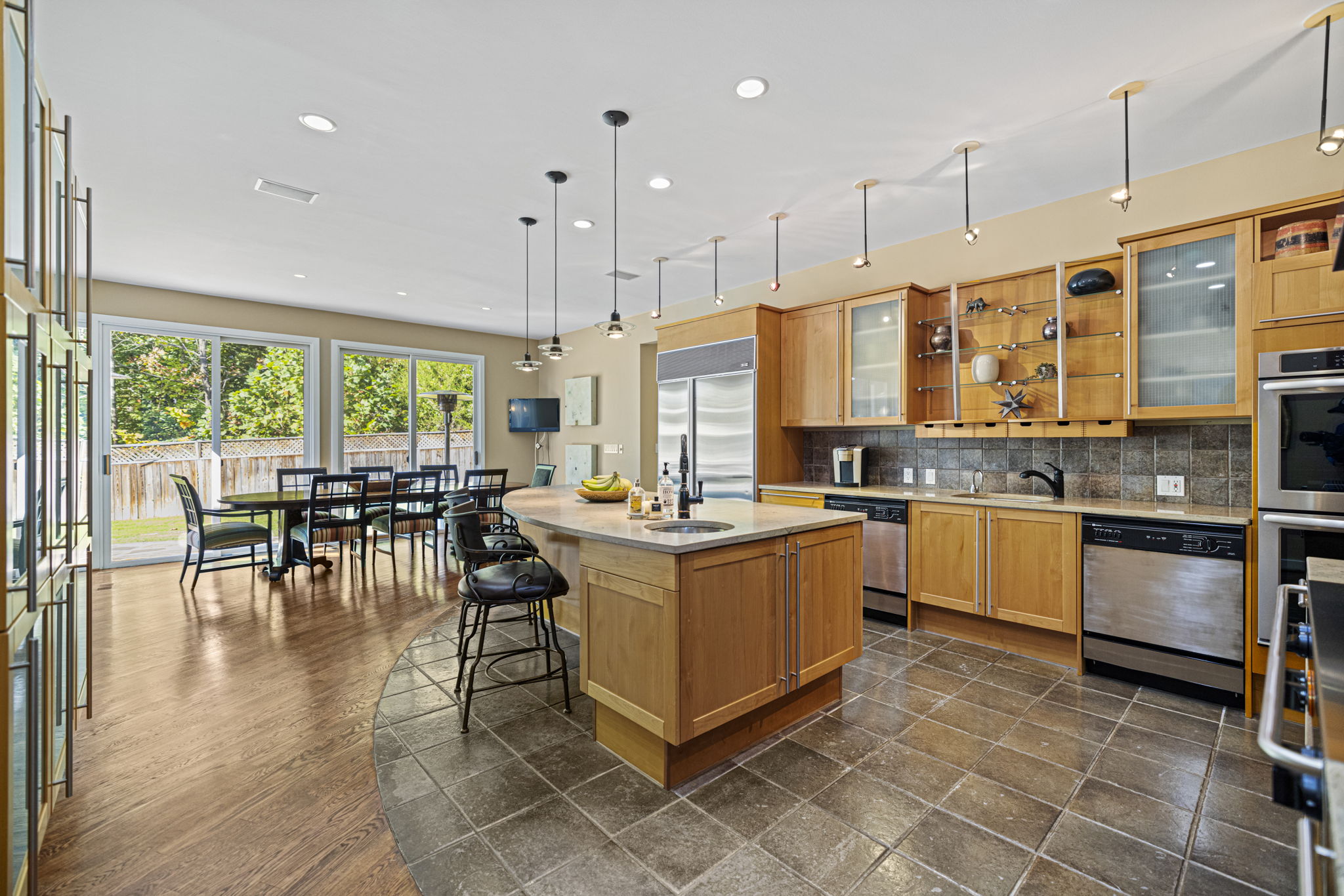 Gourmet Kitchen with Oversized Island