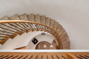 Stairs Landing Down