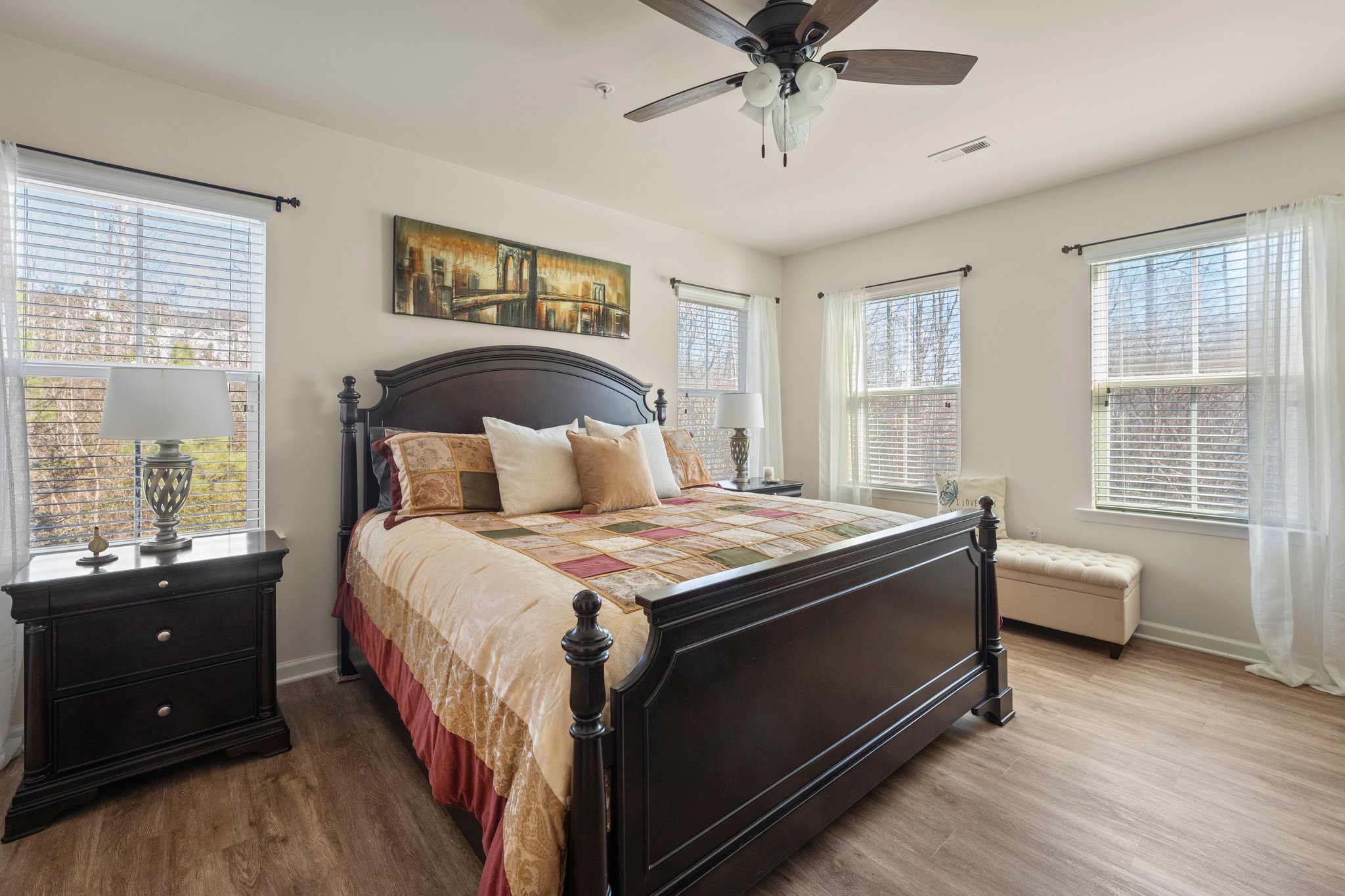 Primary Bedroom with awesome natural light