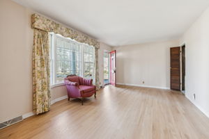 Hardwood floors were recently refinished and are beautiful.