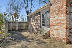 Roomy patio perfect for eating outside