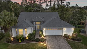 Twilight Front Elevation