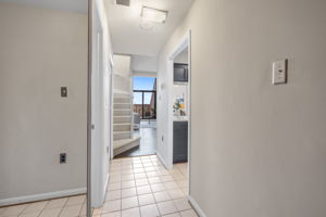 Sunny entry way with loads of storage