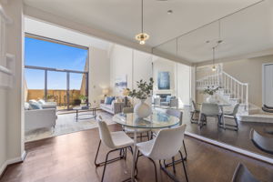 Open living/dining area!