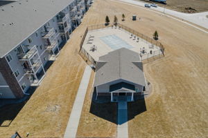 Ariel of Clubhouse and Pool