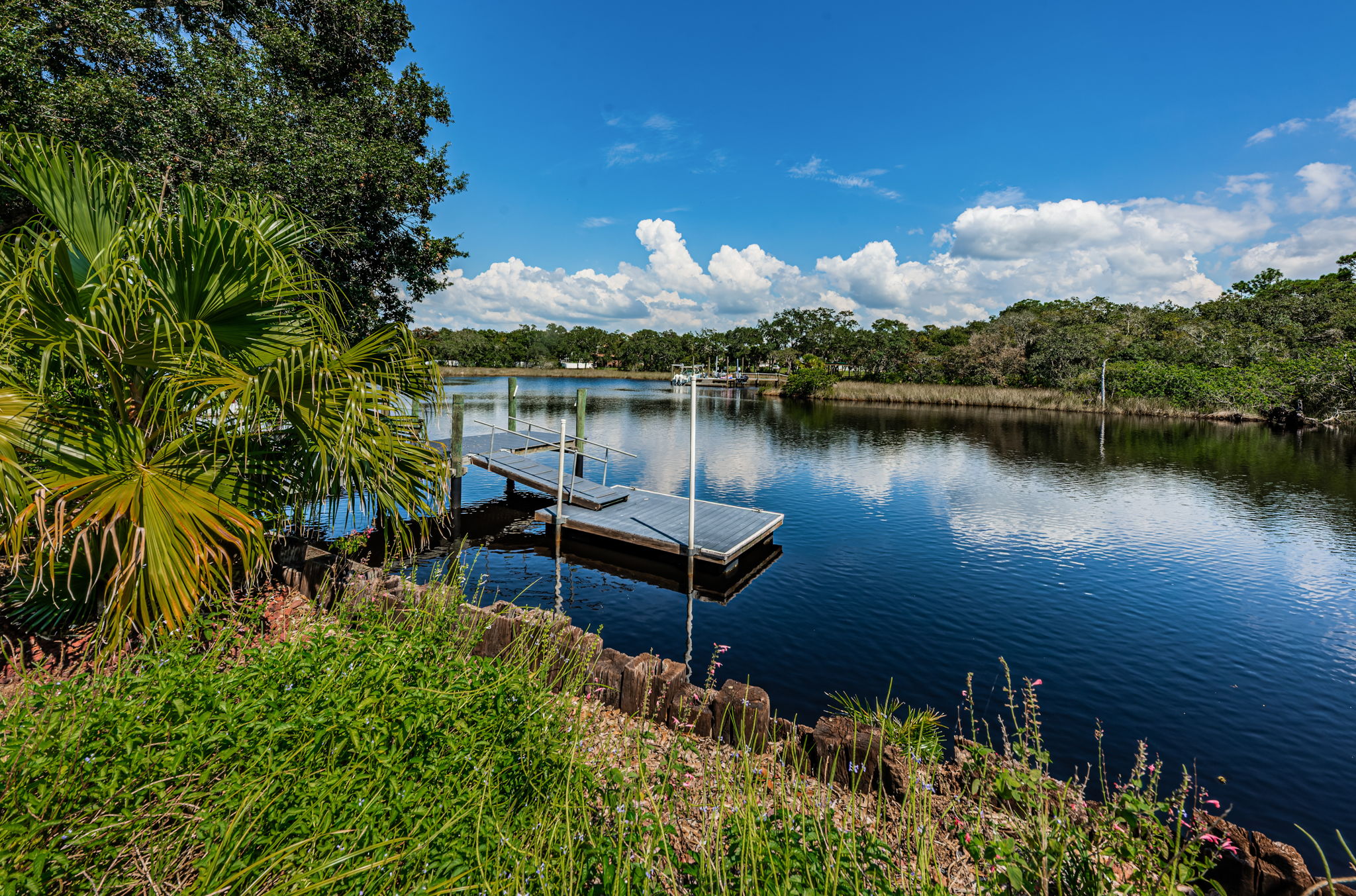 Backyard Dock and Water View