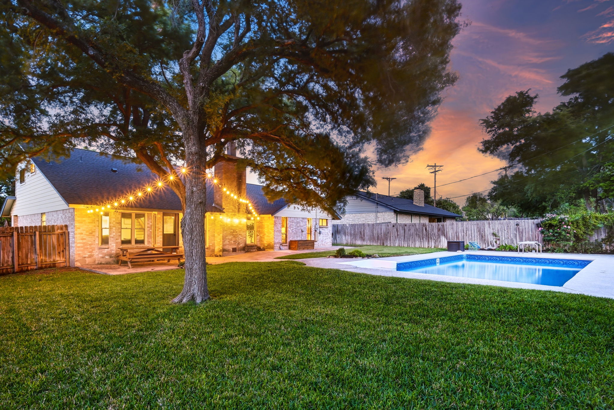 Back of House/Yard and Pool