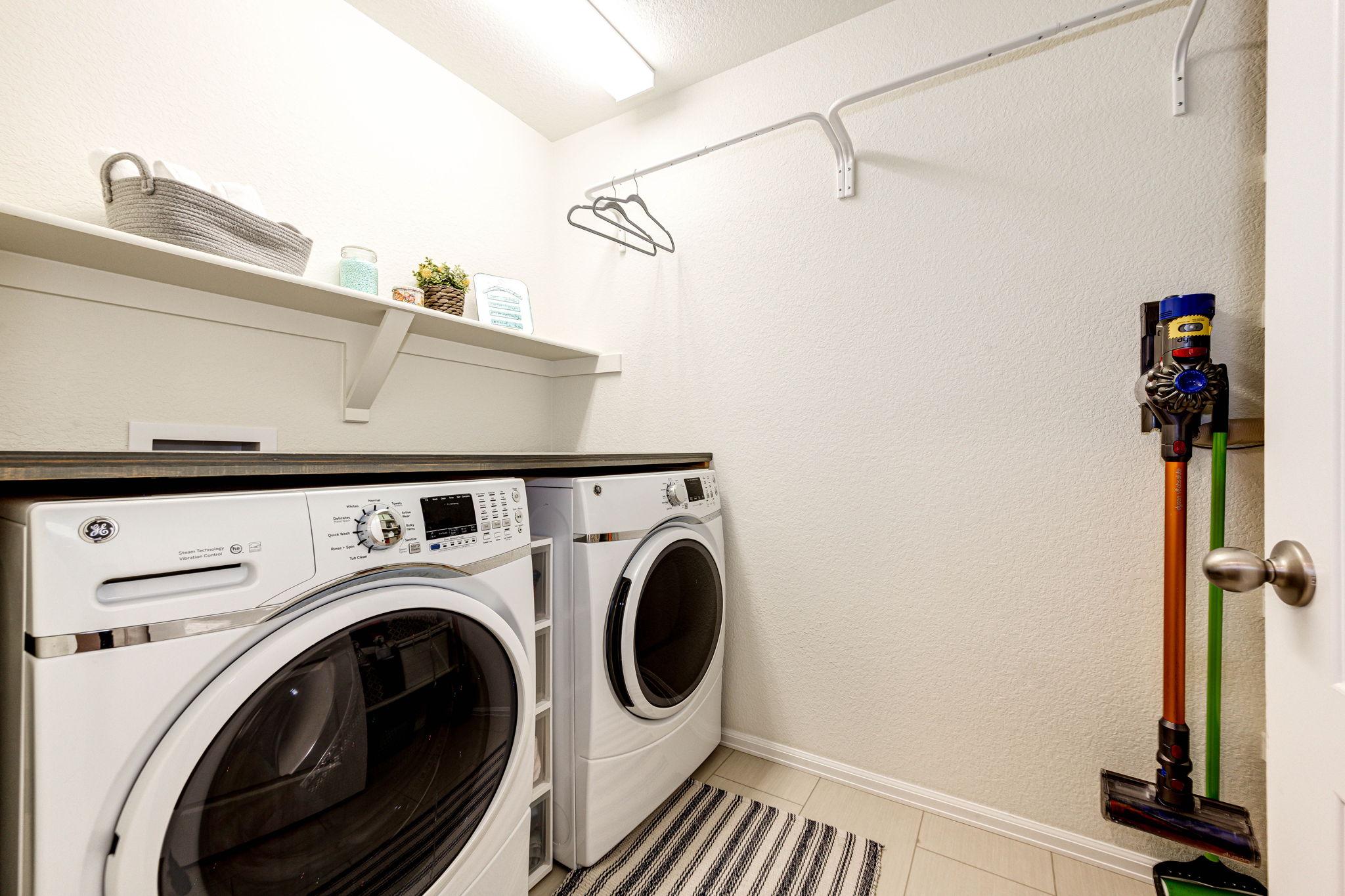 Upstairs laundry room