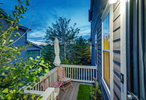 Expanded deck for ADU