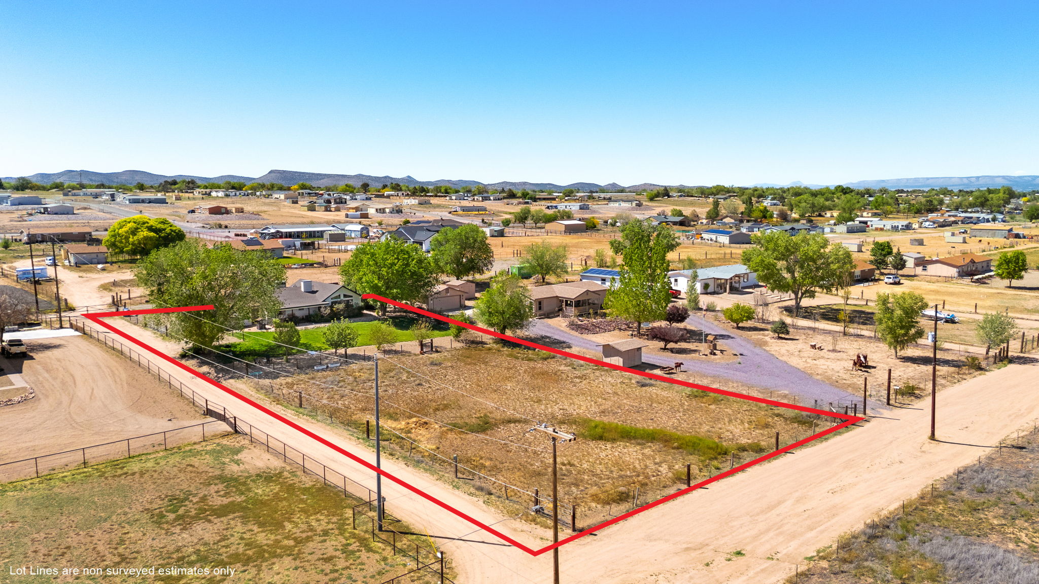 Aerial Front (1) Lot Lines