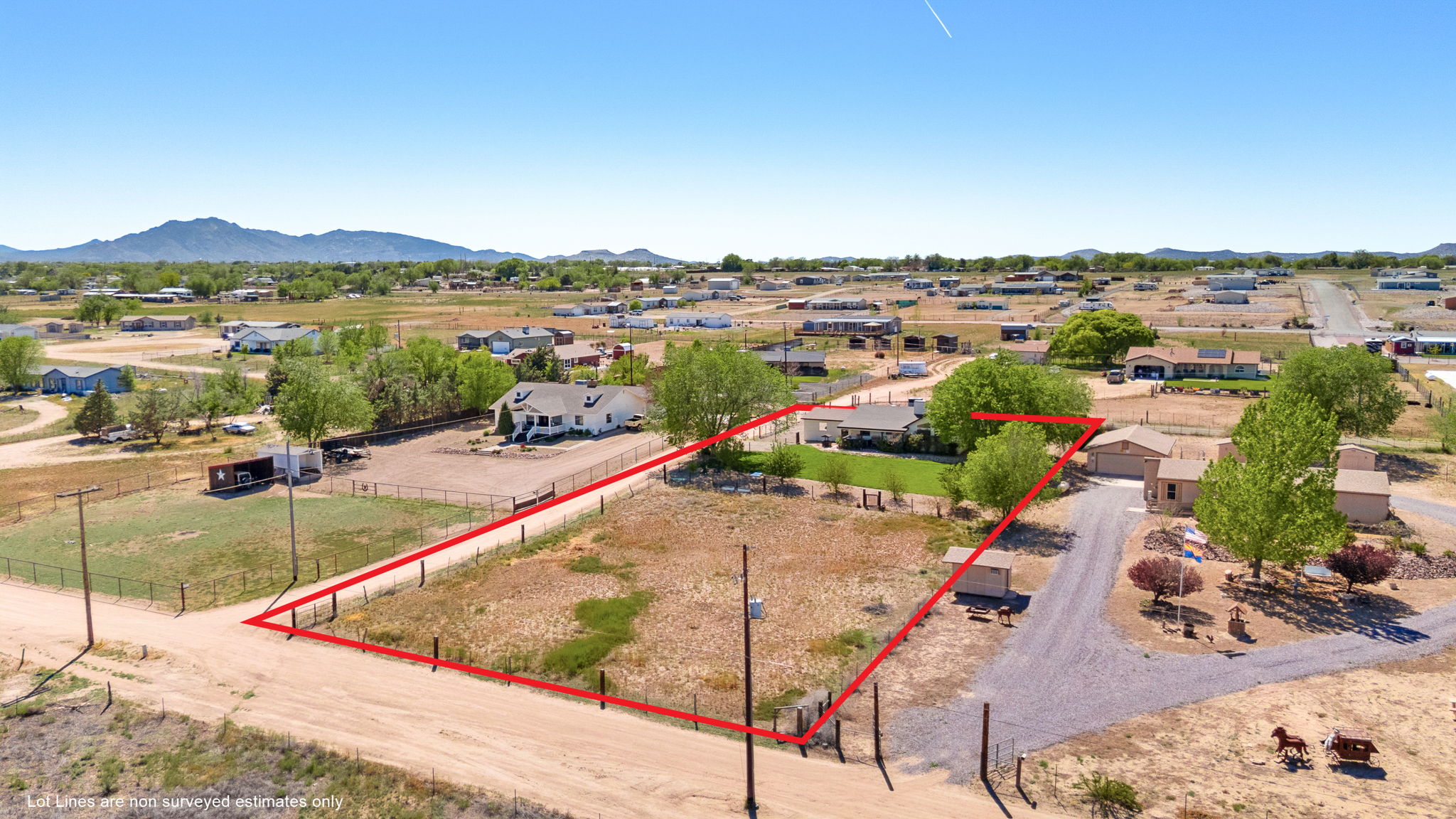 Aerial Front (2) Lot Lines