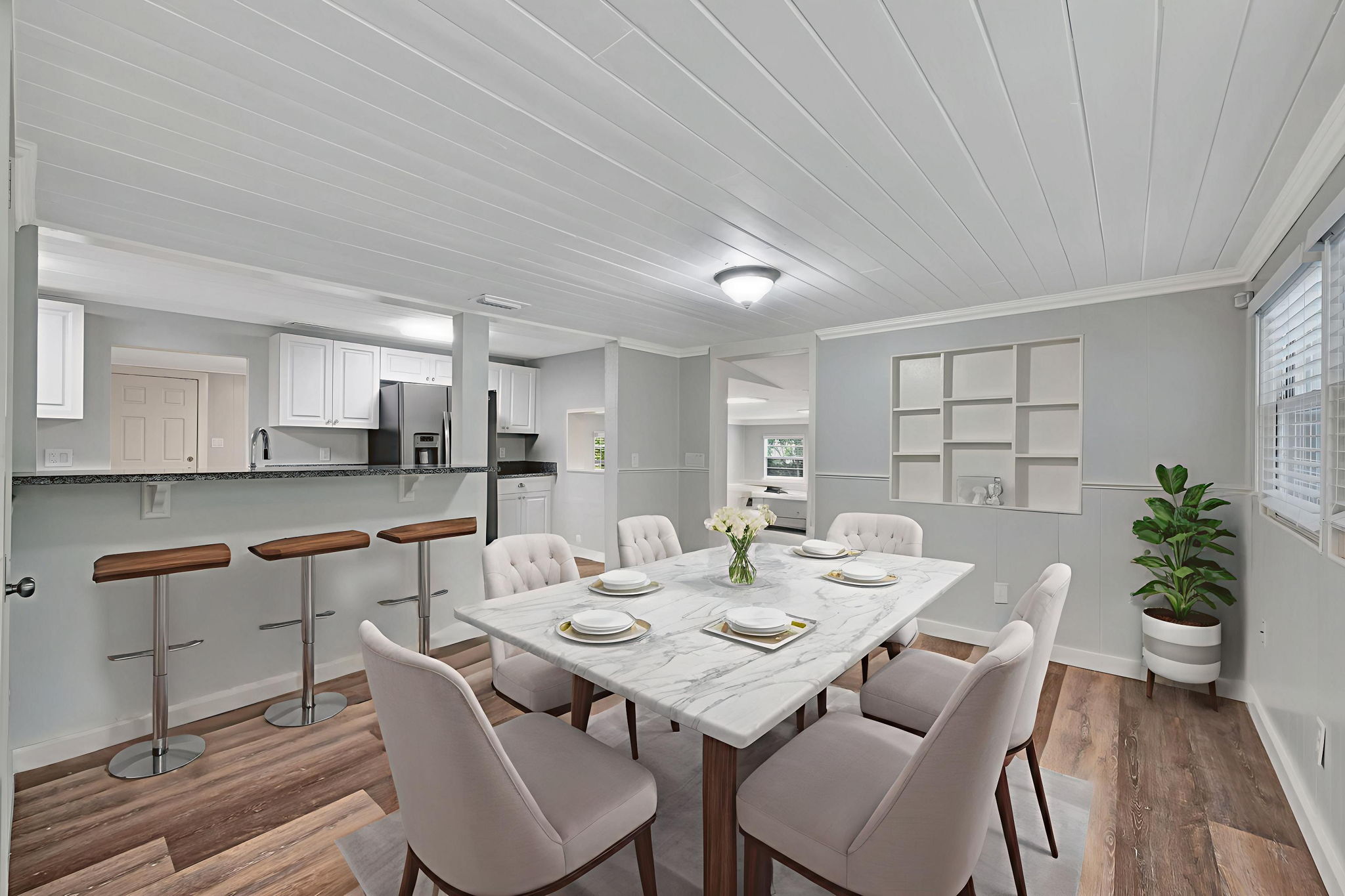 Staged Kitchen Dining