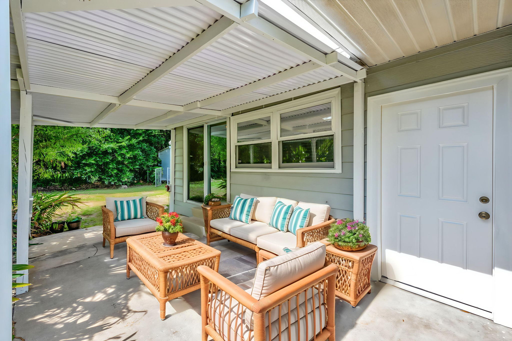 Staged Covered Patio