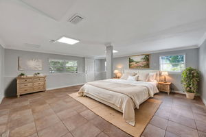 Great Room Staged as 4th Bed/Primary Suite