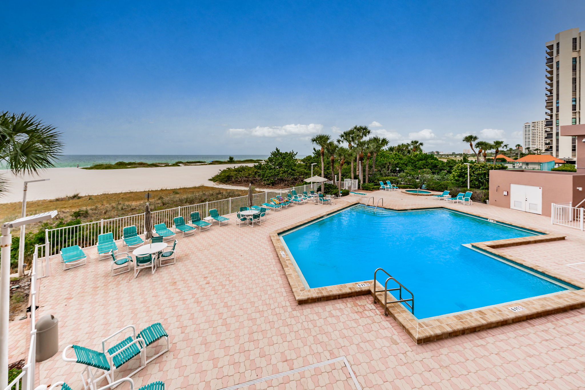 Crecent Beach Club One Patio View