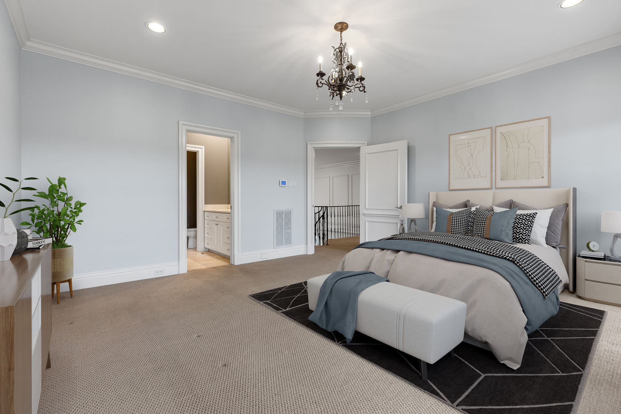 upstairs bedroom