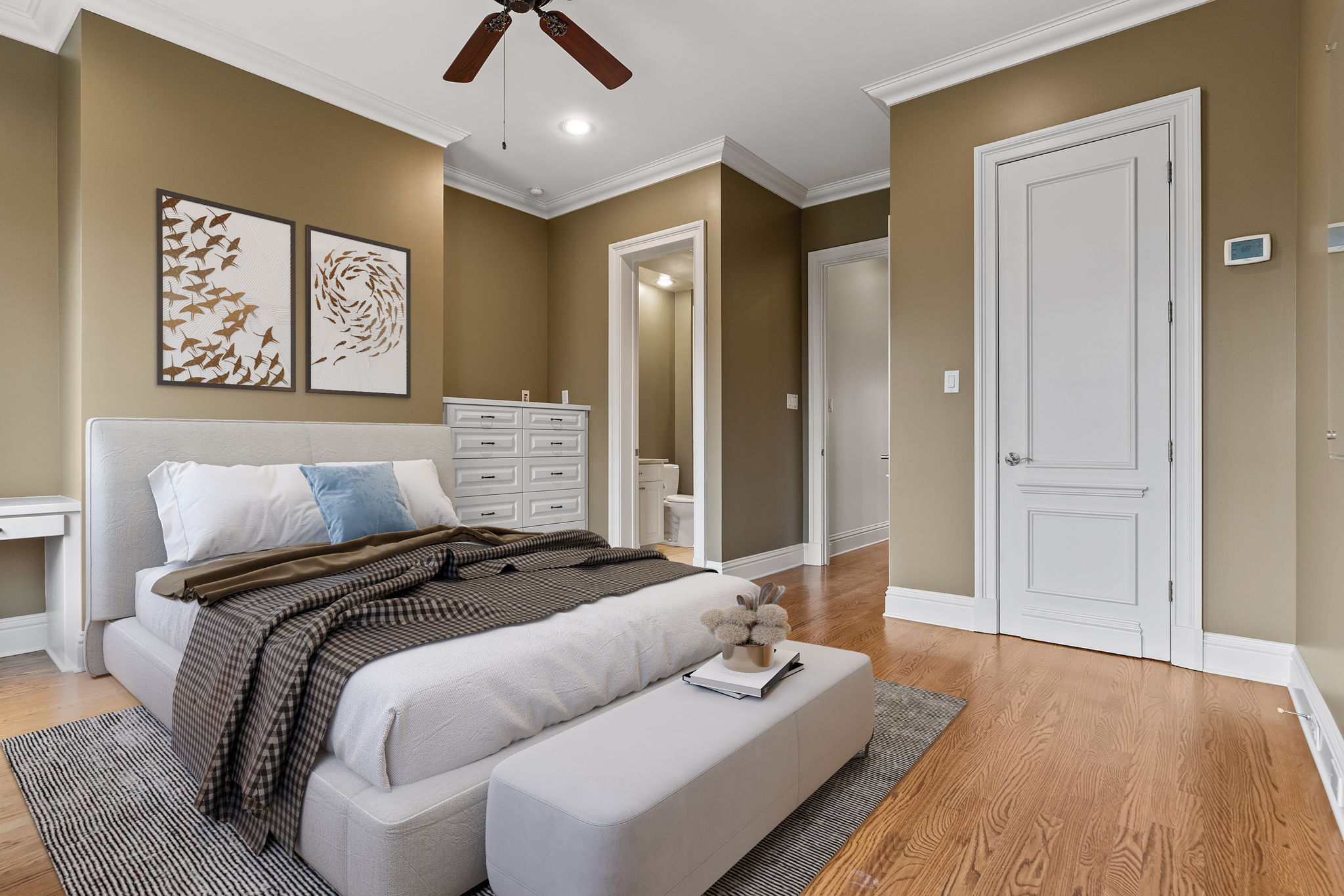 Downstairs bedroom/office