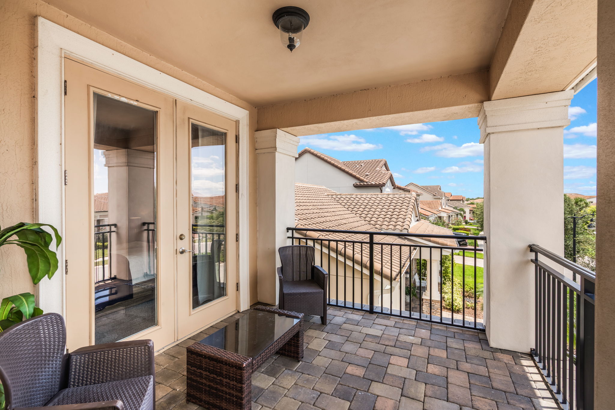 Front upstairs Porch
