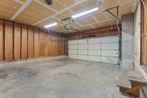 Attached 2-car garage