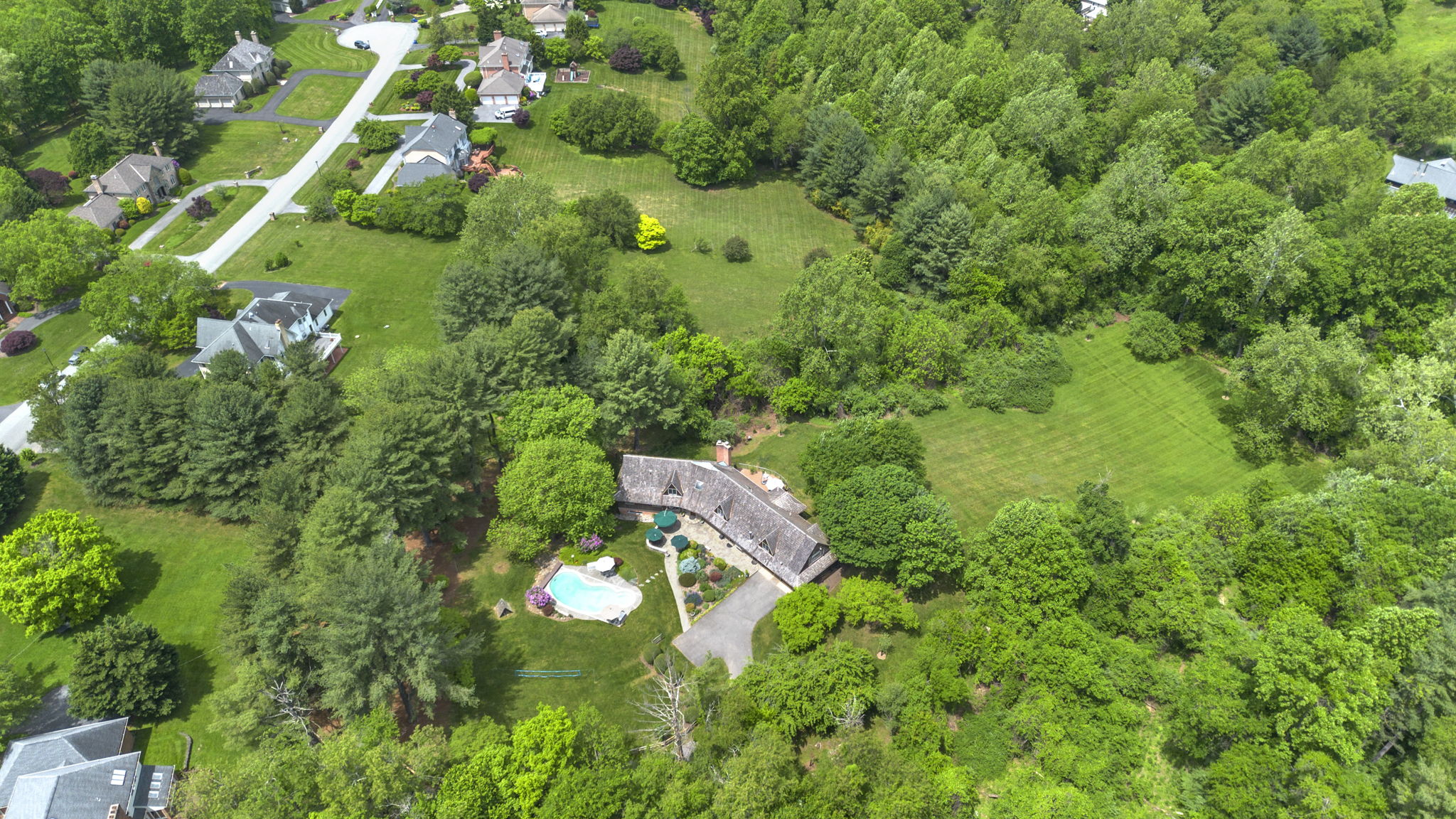 Situated on 3 Private Acres