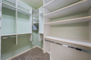 First Floor Master Bedroom Walk-in Closet