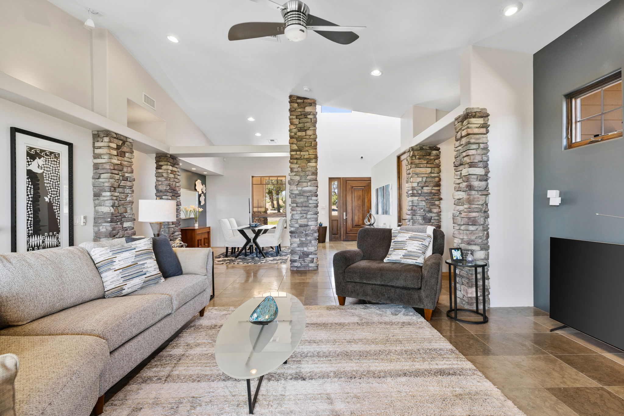 Living Room to Dining Room