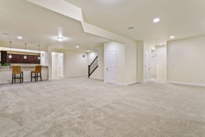 Recreation Room in Basement