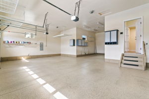 4-Car Garage - Finished & Epoxy Flooring