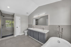 Newly Updated Primary Bathroom with Stall Shower