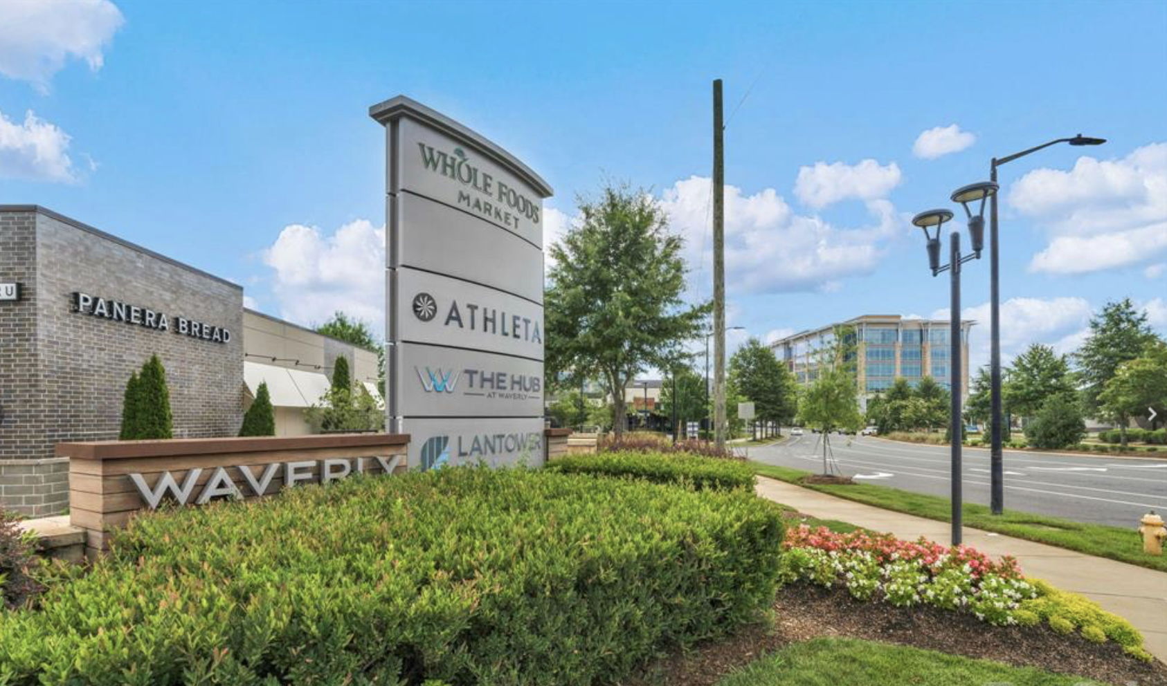 Waverly vibrant, mixed use community with shops, restaurants, entertainment and offices