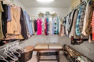 First Floor Master Bedroom Walk-in Closet