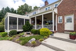 Both Patios and Water Feature