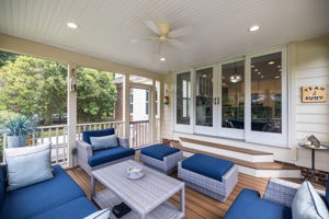Fully Screened in Patio with Access to the Hot tub