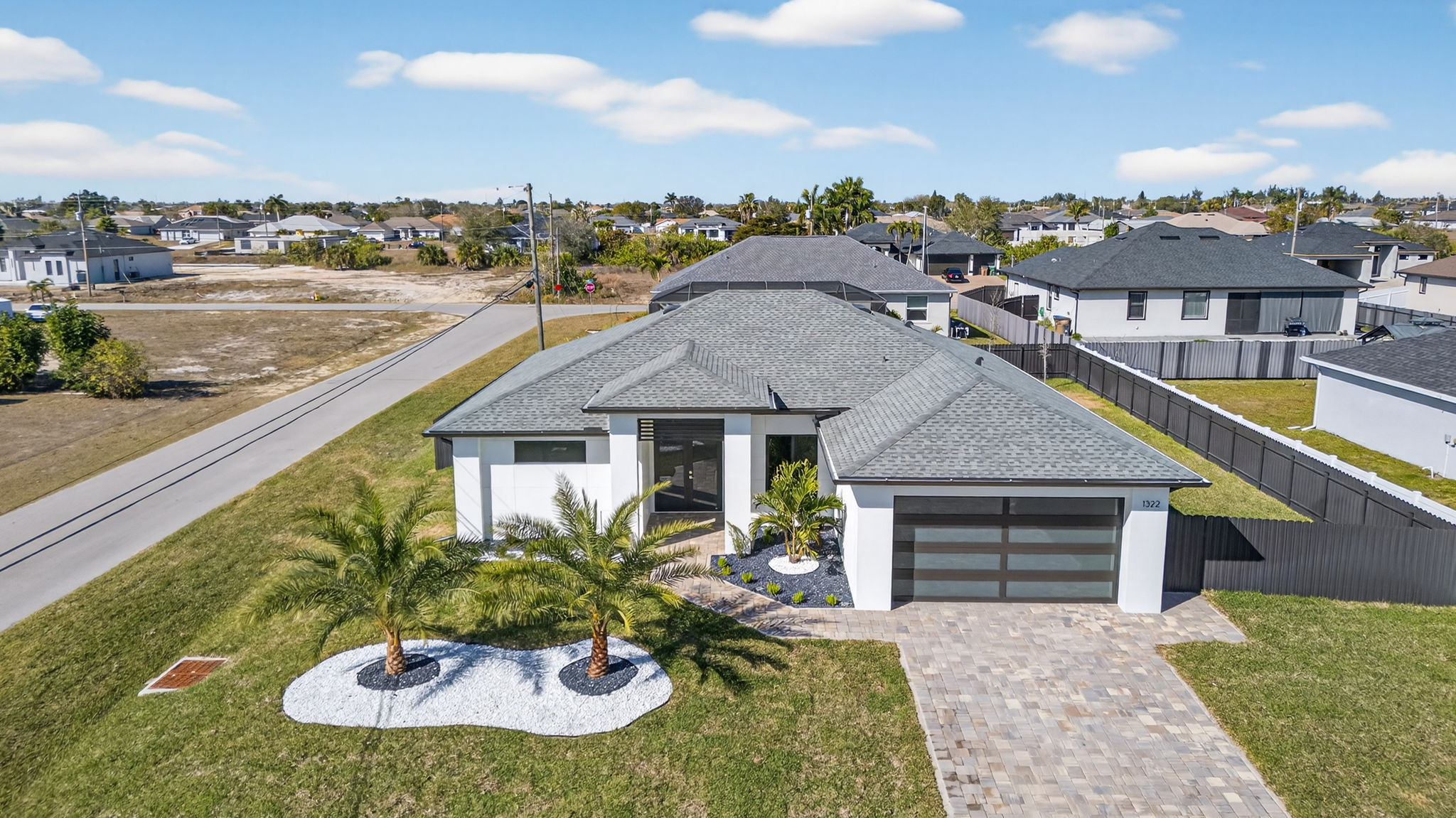 Aerial Front Exterior 1