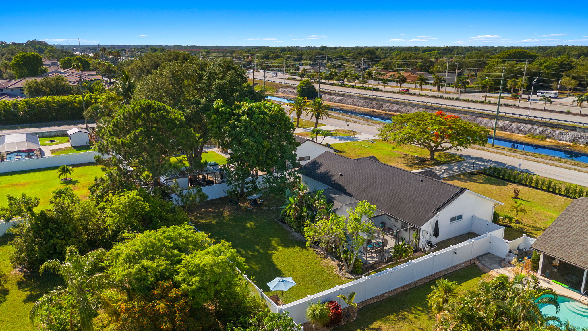 Aerial Rear Exterior