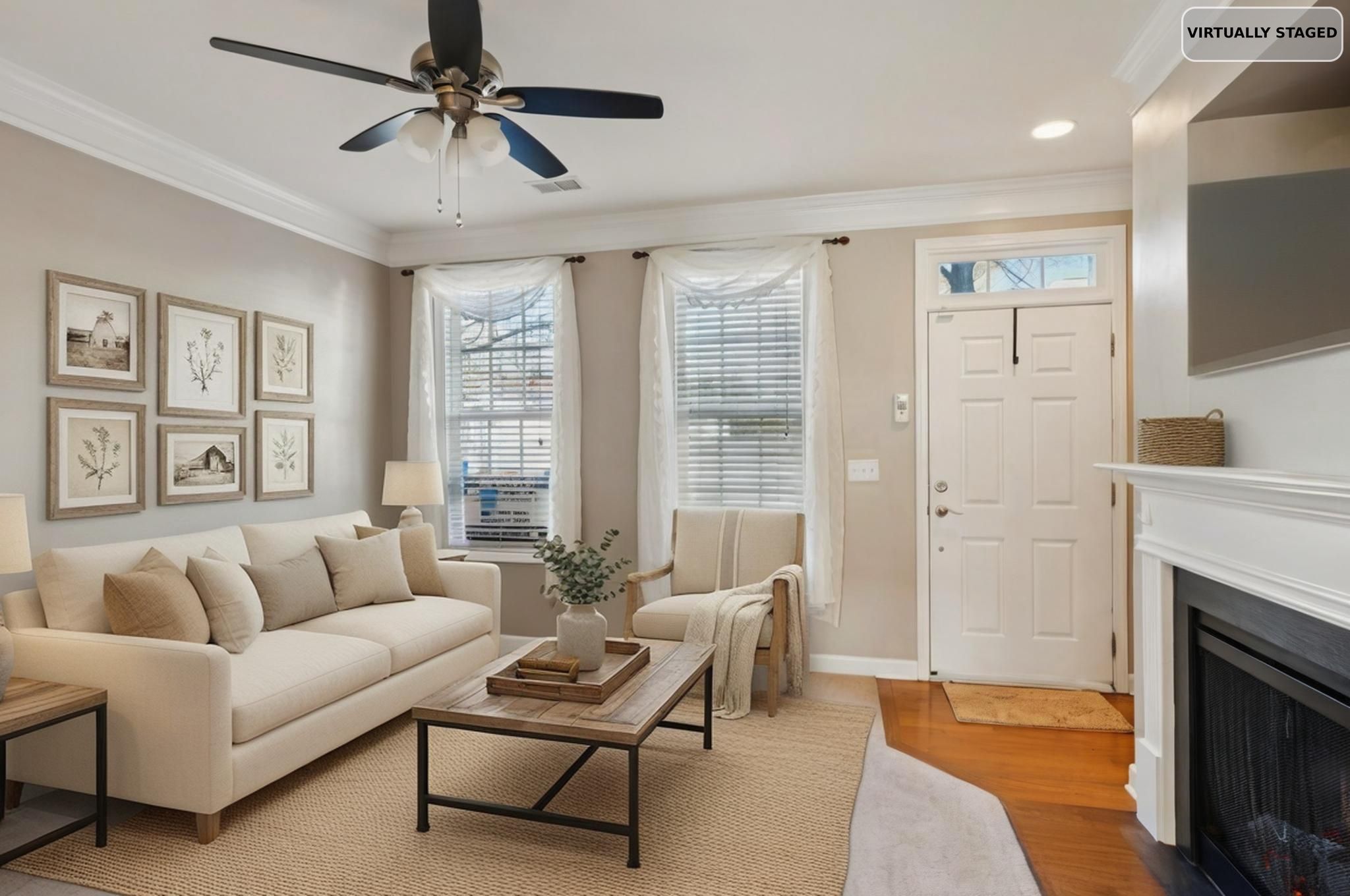 Virtually Staged - Living Room