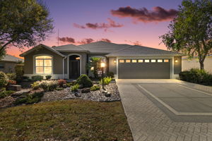 Twilight Front Elevation
