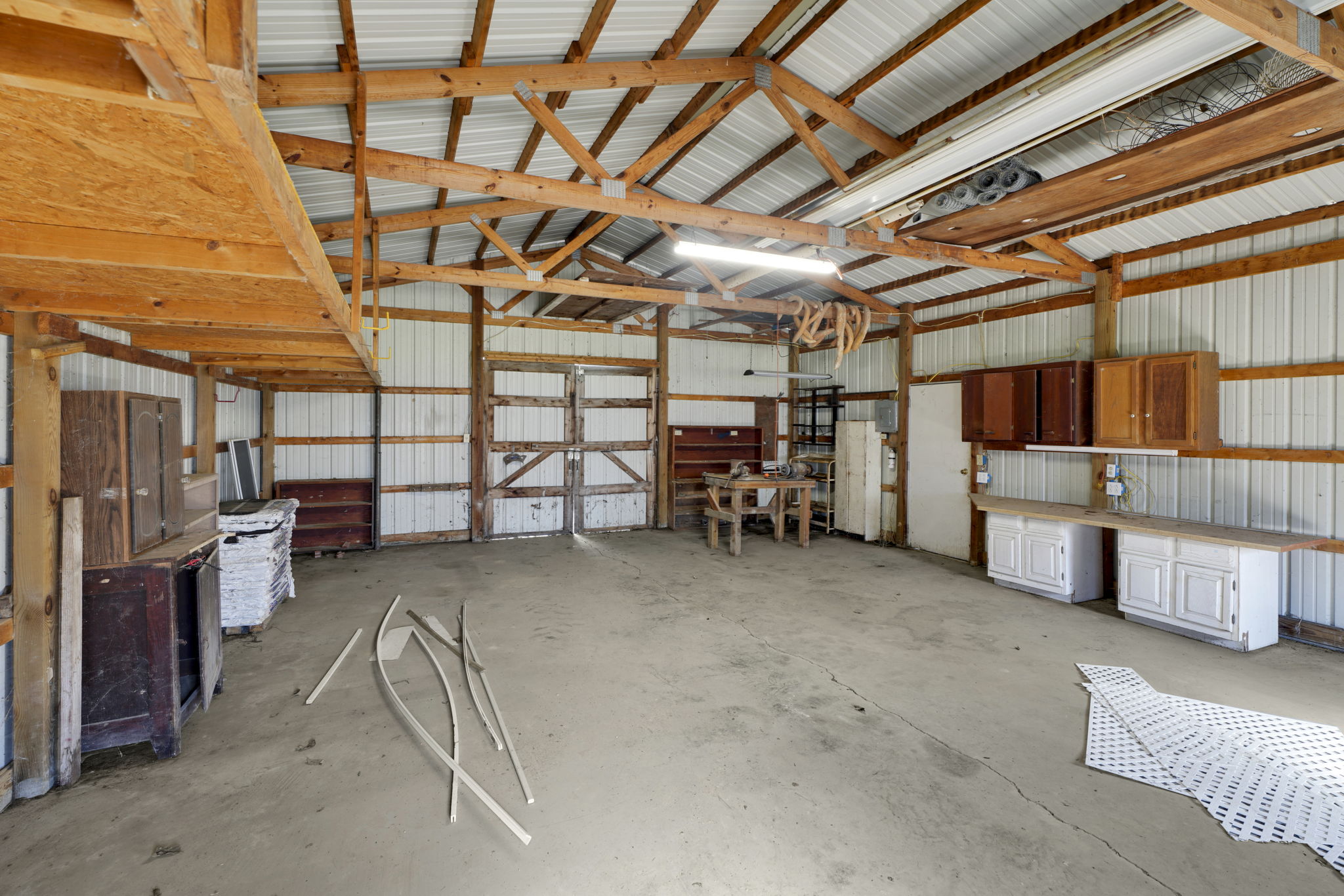 Pole Barn Interior