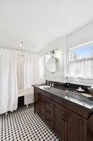 Bathroom 2 with clawfoot bathtub
