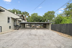 Covered 4 car carport