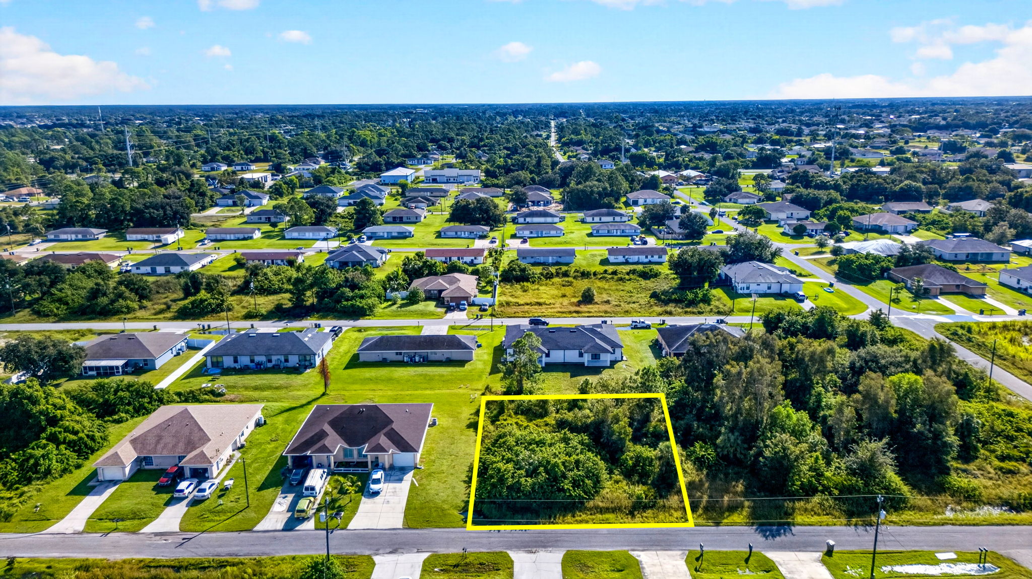 Aerial 9 -Lot Lines