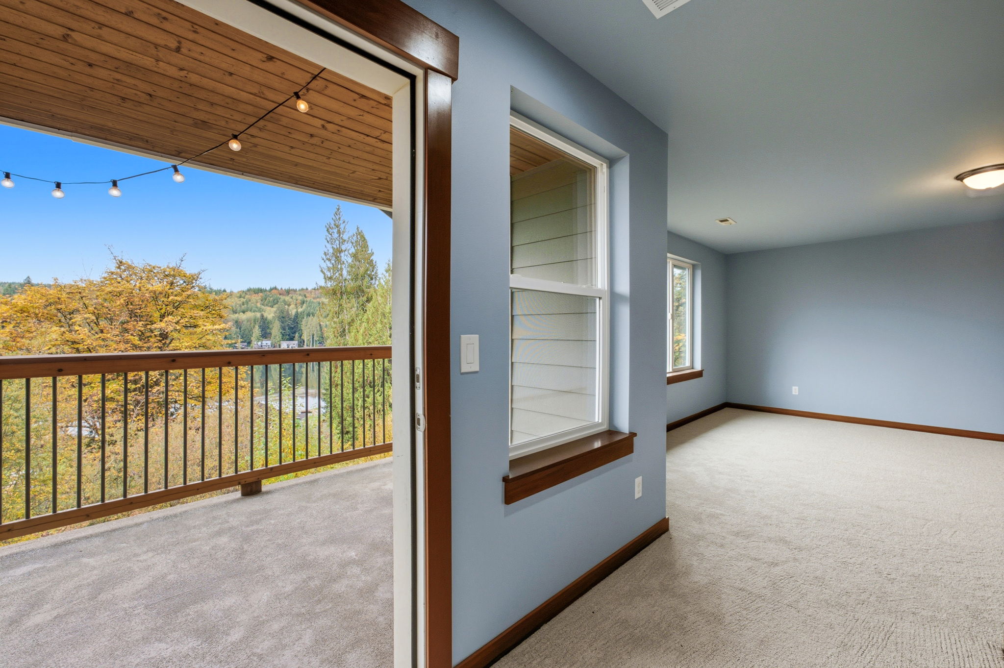 Deck entrance from upstairs primary bedroom
