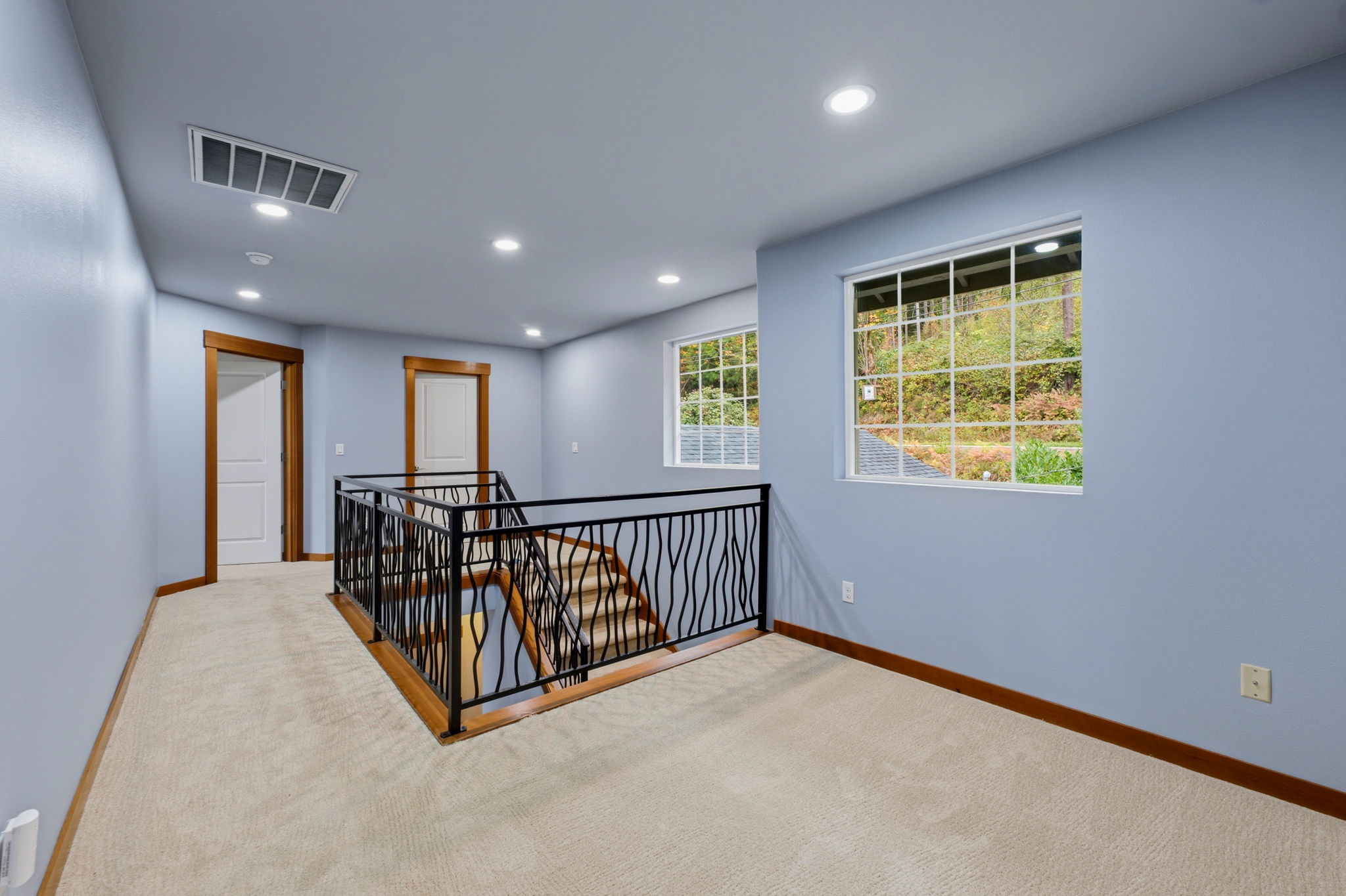 Rec space at the top of the stairs