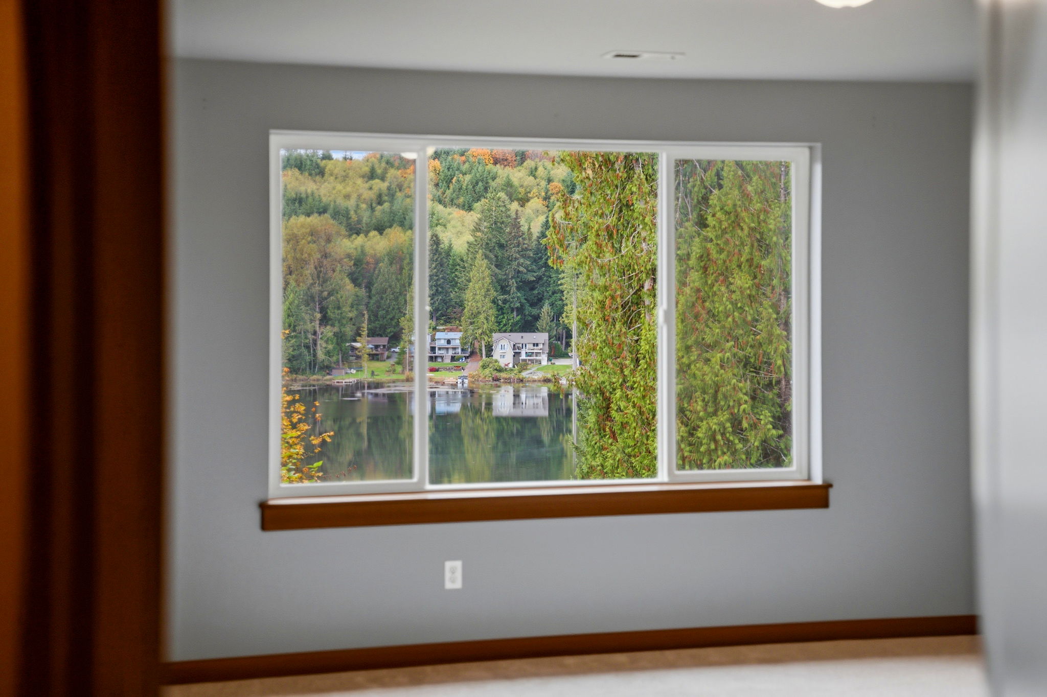 View out the Upstairs Primary Bedroom