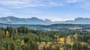 Surrounding mountain range