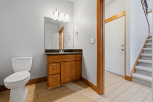 Main level guest bathroom