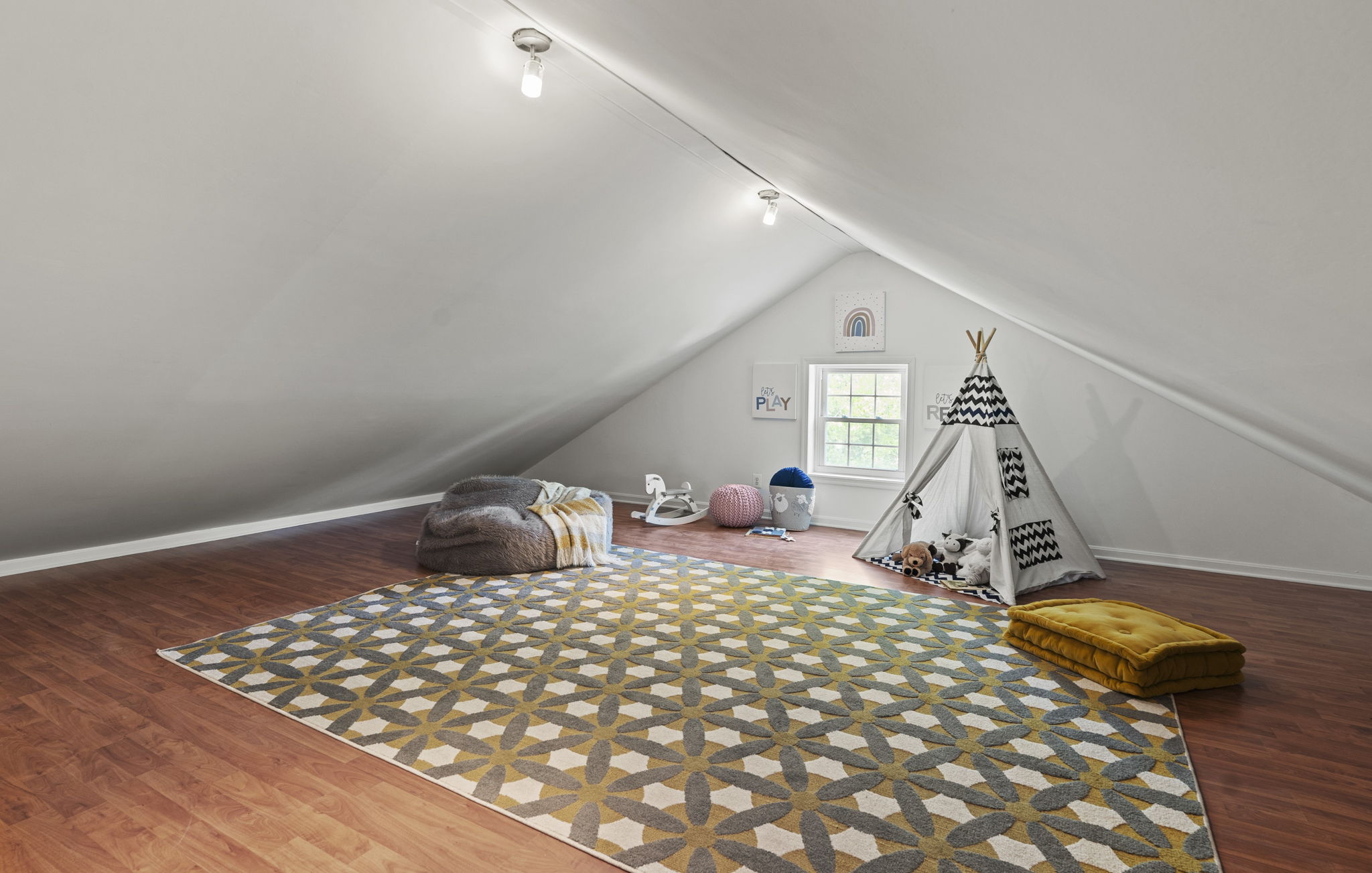 Finished Attic Play Space