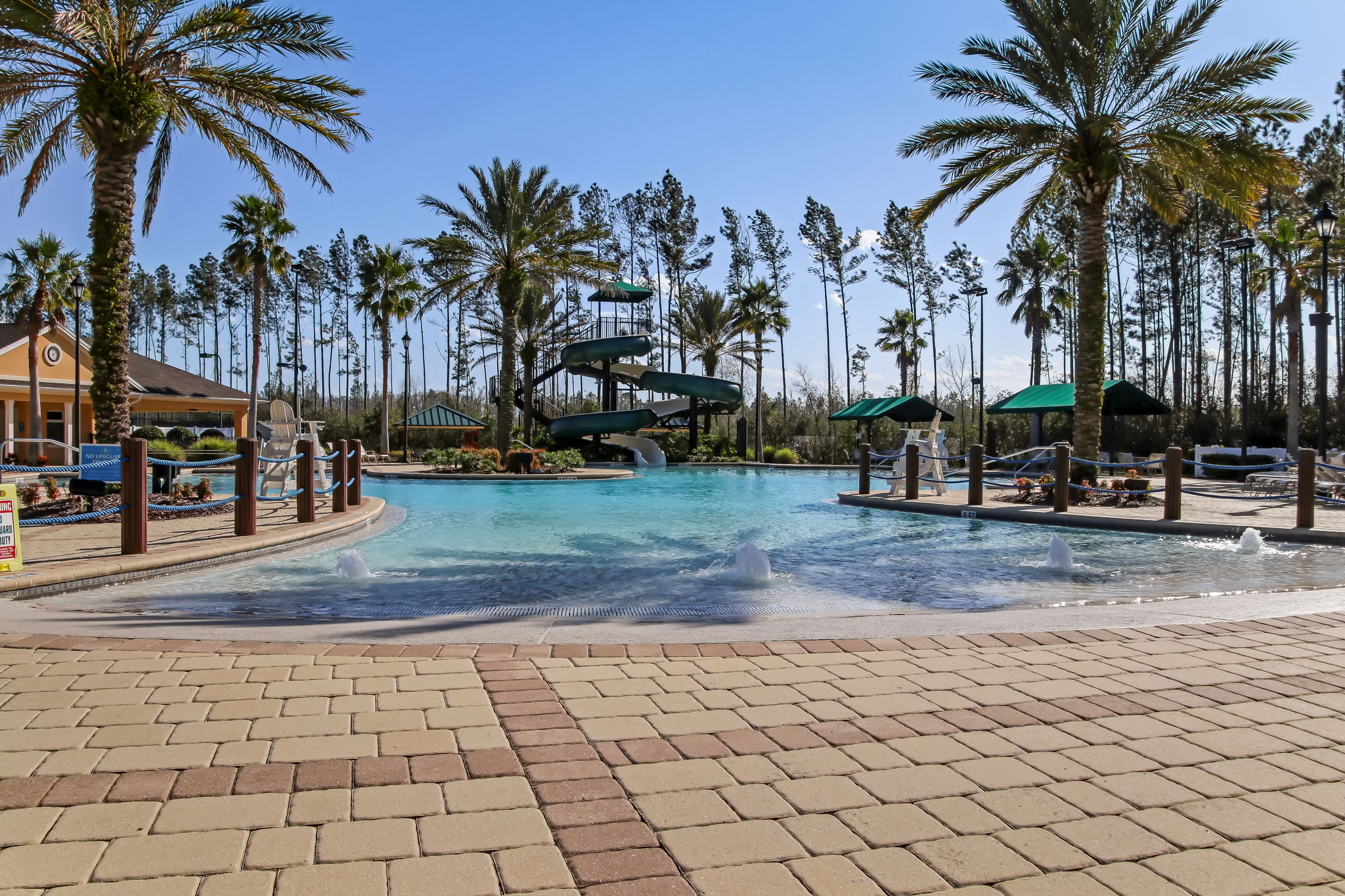 Rec Center with tower slide pool